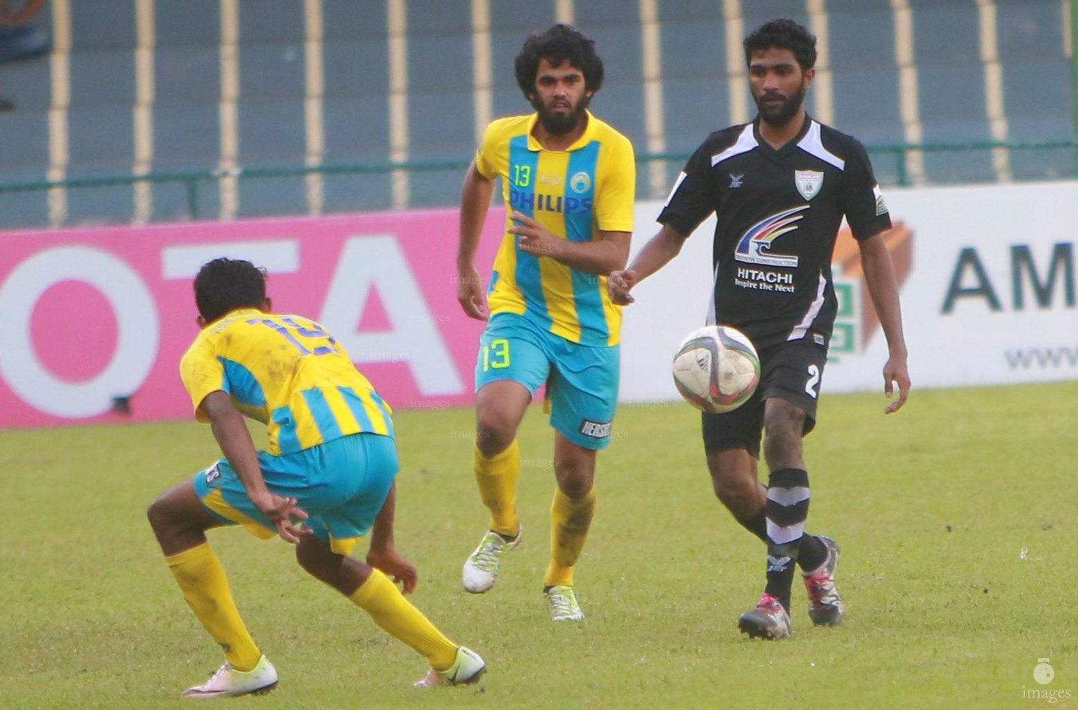 Club Eagles vs Club Valencia in the second round of Ooredoo Dhivehi Premiere League. Thursday, 21 July 2016. (Images.mv Photo: Abdulla Abeedh)